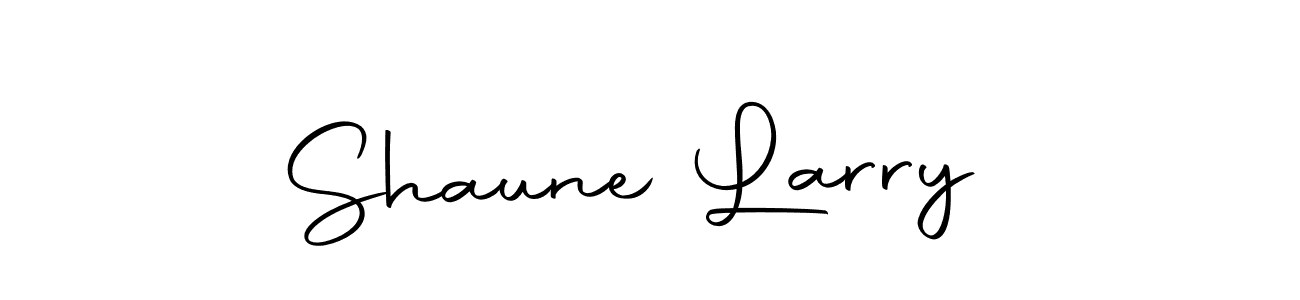 How to make Shaune Larry  name signature. Use Autography-DOLnW style for creating short signs online. This is the latest handwritten sign. Shaune Larry  signature style 10 images and pictures png