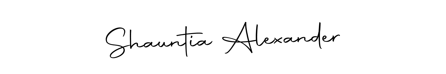 Make a beautiful signature design for name Shauntia Alexander. Use this online signature maker to create a handwritten signature for free. Shauntia Alexander signature style 10 images and pictures png