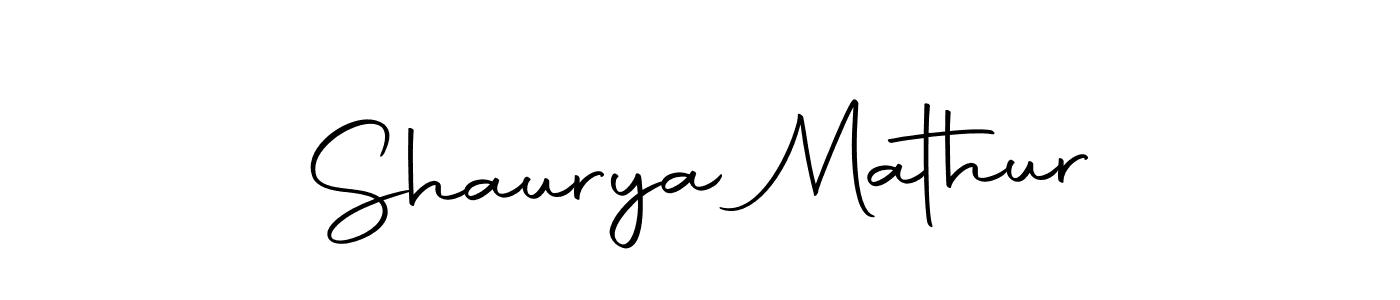 How to make Shaurya Mathur signature? Autography-DOLnW is a professional autograph style. Create handwritten signature for Shaurya Mathur name. Shaurya Mathur signature style 10 images and pictures png