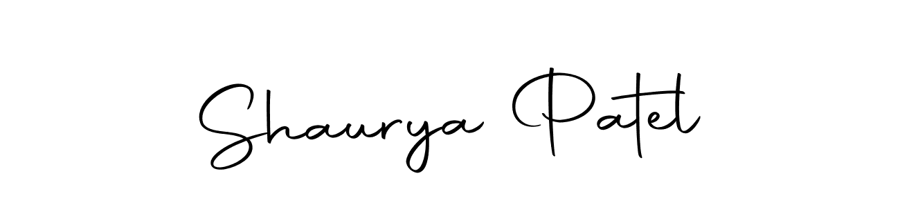 Design your own signature with our free online signature maker. With this signature software, you can create a handwritten (Autography-DOLnW) signature for name Shaurya Patel. Shaurya Patel signature style 10 images and pictures png