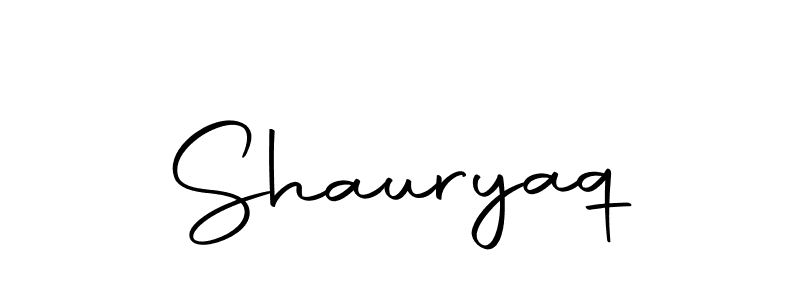 Use a signature maker to create a handwritten signature online. With this signature software, you can design (Autography-DOLnW) your own signature for name Shauryaq. Shauryaq signature style 10 images and pictures png