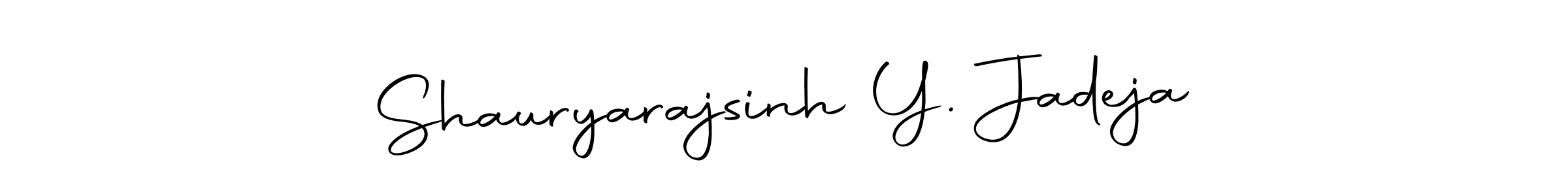 It looks lik you need a new signature style for name Shauryarajsinh Y. Jadeja. Design unique handwritten (Autography-DOLnW) signature with our free signature maker in just a few clicks. Shauryarajsinh Y. Jadeja signature style 10 images and pictures png