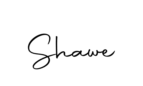 Design your own signature with our free online signature maker. With this signature software, you can create a handwritten (Autography-DOLnW) signature for name Shawe. Shawe signature style 10 images and pictures png