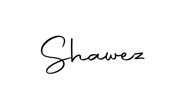 Design your own signature with our free online signature maker. With this signature software, you can create a handwritten (Autography-DOLnW) signature for name Shawez. Shawez signature style 10 images and pictures png