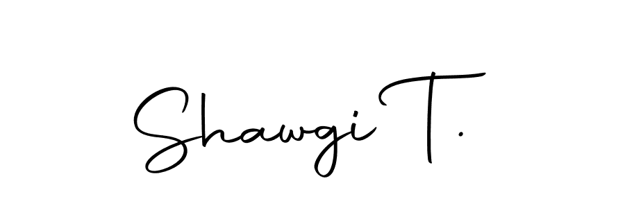 Make a beautiful signature design for name Shawgi T.. Use this online signature maker to create a handwritten signature for free. Shawgi T. signature style 10 images and pictures png