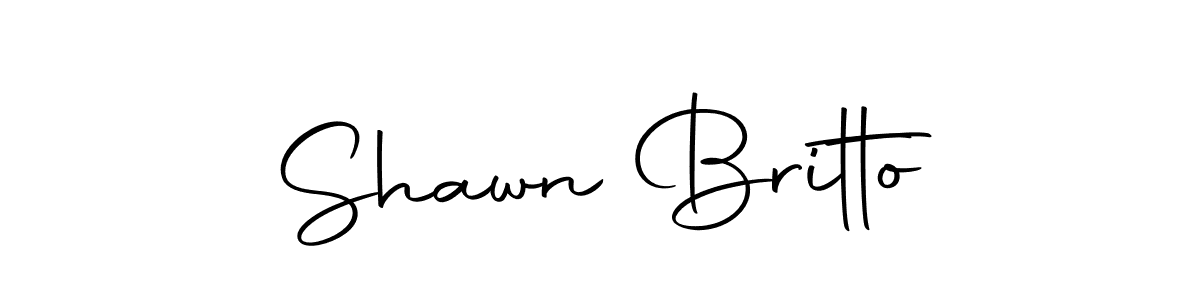 Make a beautiful signature design for name Shawn Britto. Use this online signature maker to create a handwritten signature for free. Shawn Britto signature style 10 images and pictures png