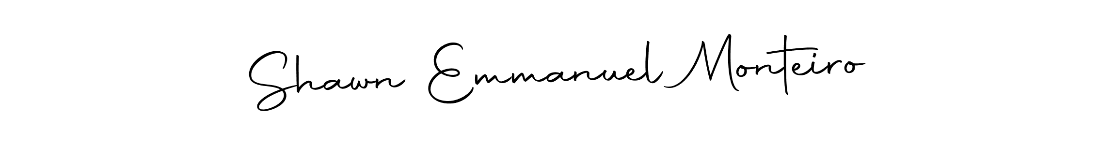 How to make Shawn Emmanuel Monteiro signature? Autography-DOLnW is a professional autograph style. Create handwritten signature for Shawn Emmanuel Monteiro name. Shawn Emmanuel Monteiro signature style 10 images and pictures png