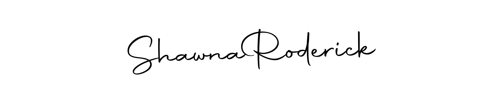 You can use this online signature creator to create a handwritten signature for the name Shawna  Roderick. This is the best online autograph maker. Shawna  Roderick signature style 10 images and pictures png