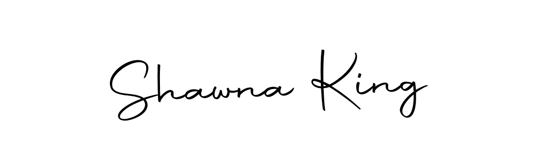 You should practise on your own different ways (Autography-DOLnW) to write your name (Shawna King) in signature. don't let someone else do it for you. Shawna King signature style 10 images and pictures png