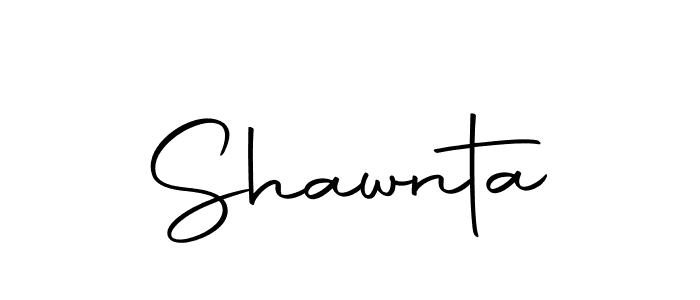 Shawnta stylish signature style. Best Handwritten Sign (Autography-DOLnW) for my name. Handwritten Signature Collection Ideas for my name Shawnta. Shawnta signature style 10 images and pictures png