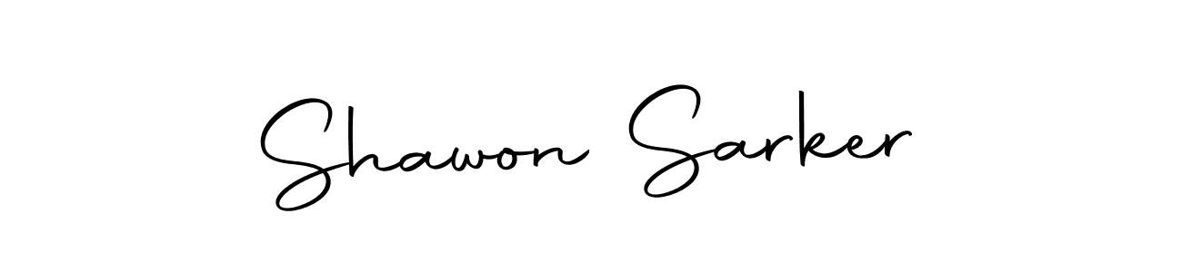 The best way (Autography-DOLnW) to make a short signature is to pick only two or three words in your name. The name Shawon Sarker include a total of six letters. For converting this name. Shawon Sarker signature style 10 images and pictures png