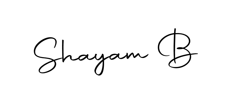 Similarly Autography-DOLnW is the best handwritten signature design. Signature creator online .You can use it as an online autograph creator for name Shayam B. Shayam B signature style 10 images and pictures png