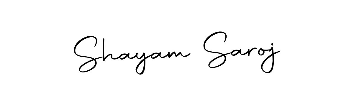 Use a signature maker to create a handwritten signature online. With this signature software, you can design (Autography-DOLnW) your own signature for name Shayam Saroj. Shayam Saroj signature style 10 images and pictures png