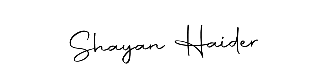 This is the best signature style for the Shayan Haider name. Also you like these signature font (Autography-DOLnW). Mix name signature. Shayan Haider signature style 10 images and pictures png