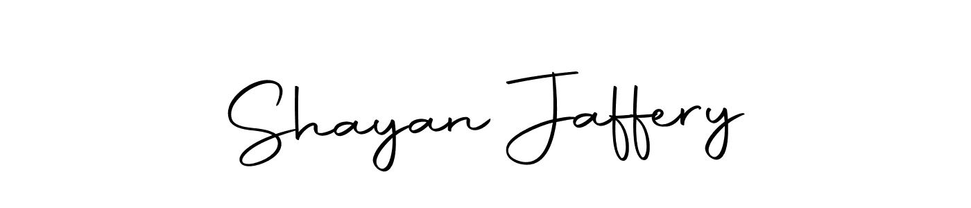 Design your own signature with our free online signature maker. With this signature software, you can create a handwritten (Autography-DOLnW) signature for name Shayan Jaffery. Shayan Jaffery signature style 10 images and pictures png