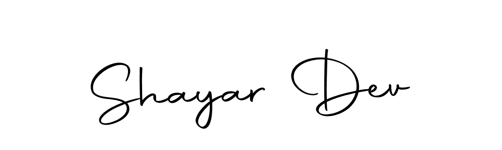 Also You can easily find your signature by using the search form. We will create Shayar Dev name handwritten signature images for you free of cost using Autography-DOLnW sign style. Shayar Dev signature style 10 images and pictures png