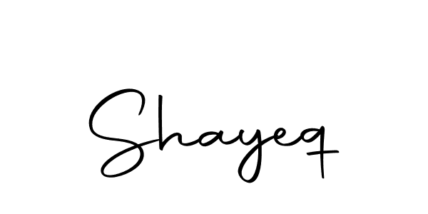 How to make Shayeq name signature. Use Autography-DOLnW style for creating short signs online. This is the latest handwritten sign. Shayeq signature style 10 images and pictures png