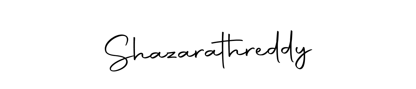 Make a beautiful signature design for name Shazarathreddy. With this signature (Autography-DOLnW) style, you can create a handwritten signature for free. Shazarathreddy signature style 10 images and pictures png