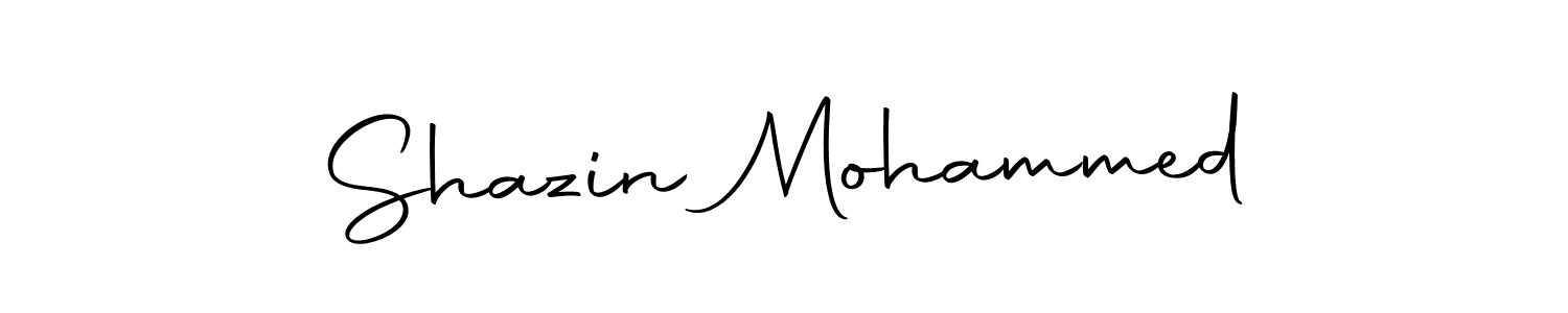 Use a signature maker to create a handwritten signature online. With this signature software, you can design (Autography-DOLnW) your own signature for name Shazin Mohammed. Shazin Mohammed signature style 10 images and pictures png