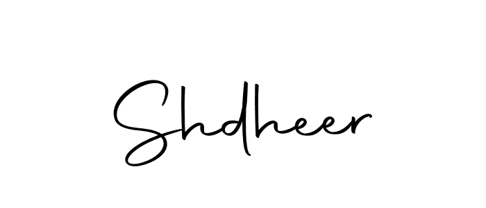 How to make Shdheer name signature. Use Autography-DOLnW style for creating short signs online. This is the latest handwritten sign. Shdheer signature style 10 images and pictures png