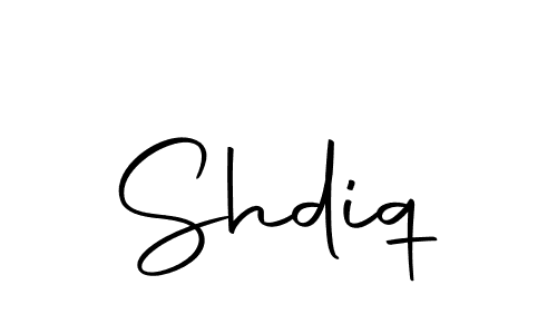 Shdiq stylish signature style. Best Handwritten Sign (Autography-DOLnW) for my name. Handwritten Signature Collection Ideas for my name Shdiq. Shdiq signature style 10 images and pictures png