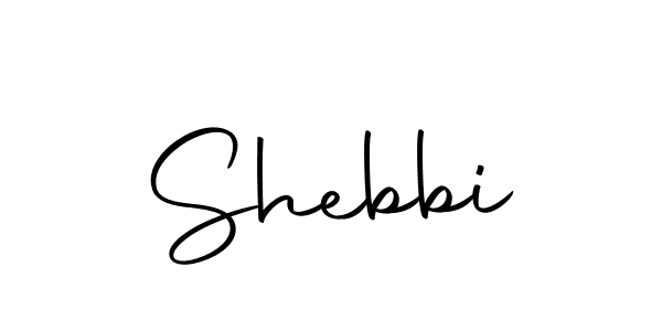 Create a beautiful signature design for name Shebbi. With this signature (Autography-DOLnW) fonts, you can make a handwritten signature for free. Shebbi signature style 10 images and pictures png