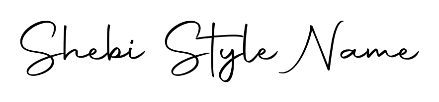 The Autography-DOLnW font gives name Shebi Style Name a signature that looks effortless yet distinguished. Download high-res PNG instantly. Shebi Style Name signature style 10 images and pictures png