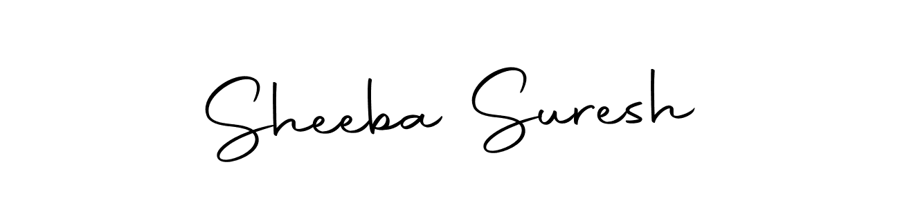 Autography-DOLnW is a professional signature style that is perfect for those who want to add a touch of class to their signature. It is also a great choice for those who want to make their signature more unique. Get Sheeba Suresh name to fancy signature for free. Sheeba Suresh signature style 10 images and pictures png