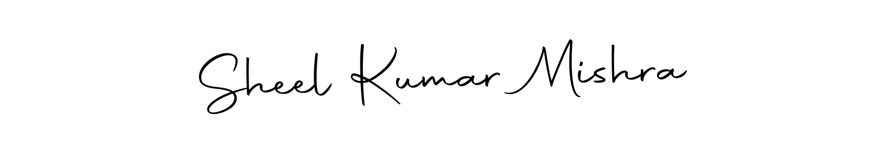 Make a beautiful signature design for name Sheel Kumar Mishra. With this signature (Autography-DOLnW) style, you can create a handwritten signature for free. Sheel Kumar Mishra signature style 10 images and pictures png