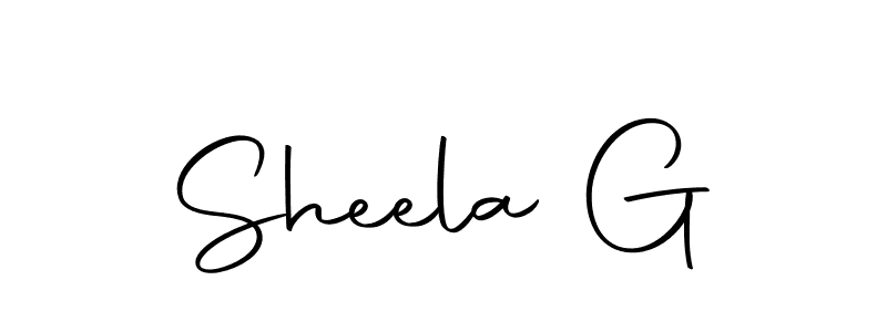 if you are searching for the best signature style for your name Sheela G. so please give up your signature search. here we have designed multiple signature styles  using Autography-DOLnW. Sheela G signature style 10 images and pictures png