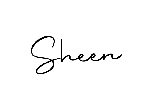 Create a beautiful signature design for name Sheen. With this signature (Autography-DOLnW) fonts, you can make a handwritten signature for free. Sheen signature style 10 images and pictures png