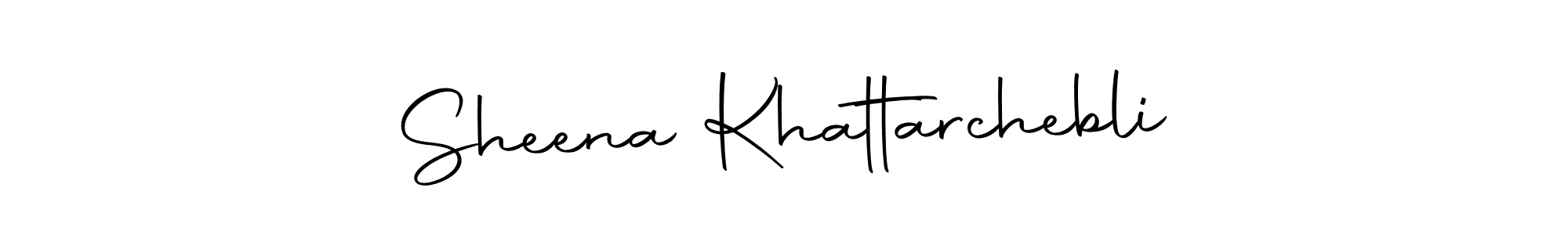 Similarly Autography-DOLnW is the best handwritten signature design. Signature creator online .You can use it as an online autograph creator for name Sheena Khattarchebli. Sheena Khattarchebli signature style 10 images and pictures png