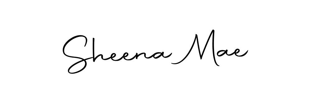 Design your own signature with our free online signature maker. With this signature software, you can create a handwritten (Autography-DOLnW) signature for name Sheena Mae. Sheena Mae signature style 10 images and pictures png