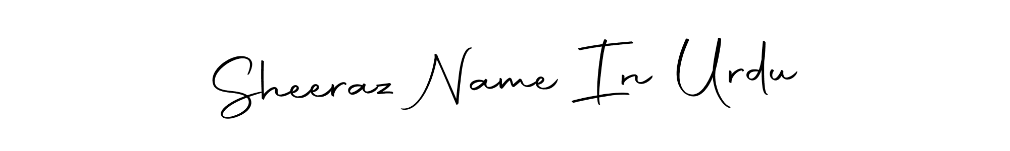 Also we have Sheeraz Name In Urdu name is the best signature style. Create professional handwritten signature collection using Autography-DOLnW autograph style. Sheeraz Name In Urdu signature style 10 images and pictures png