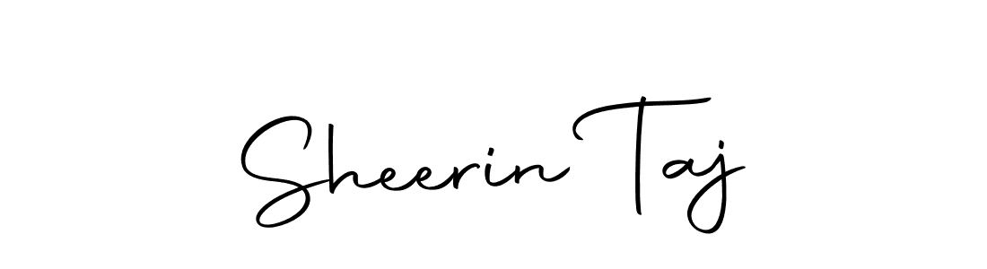Design your own signature with our free online signature maker. With this signature software, you can create a handwritten (Autography-DOLnW) signature for name Sheerin Taj. Sheerin Taj signature style 10 images and pictures png