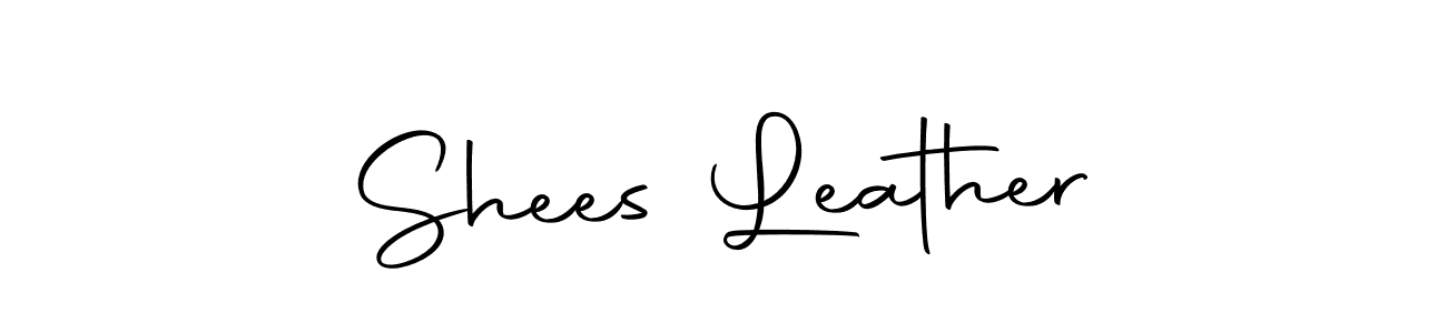 Use a signature maker to create a handwritten signature online. With this signature software, you can design (Autography-DOLnW) your own signature for name Shees Leather. Shees Leather signature style 10 images and pictures png