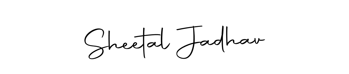 Autography-DOLnW is a professional signature style that is perfect for those who want to add a touch of class to their signature. It is also a great choice for those who want to make their signature more unique. Get Sheetal Jadhav name to fancy signature for free. Sheetal Jadhav signature style 10 images and pictures png
