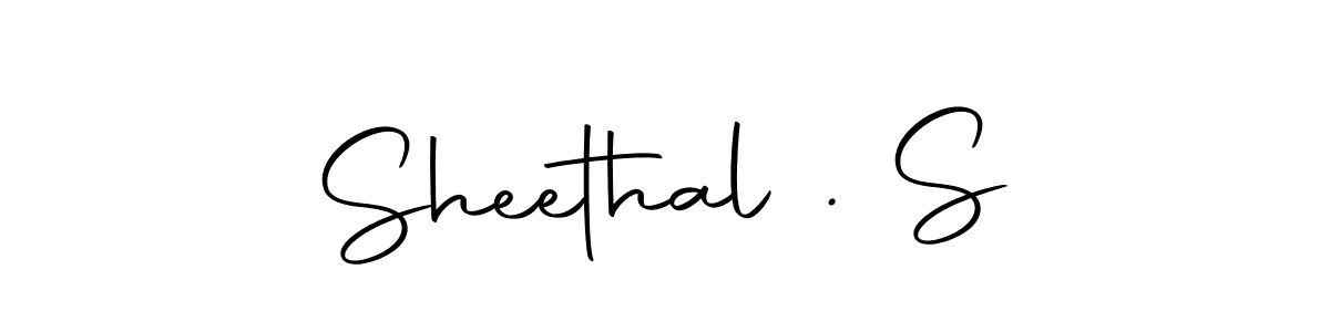 It looks lik you need a new signature style for name Sheethal . S. Design unique handwritten (Autography-DOLnW) signature with our free signature maker in just a few clicks. Sheethal . S signature style 10 images and pictures png