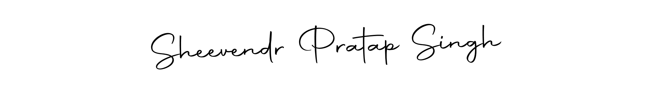 How to make Sheevendr Pratap Singh name signature. Use Autography-DOLnW style for creating short signs online. This is the latest handwritten sign. Sheevendr Pratap Singh signature style 10 images and pictures png