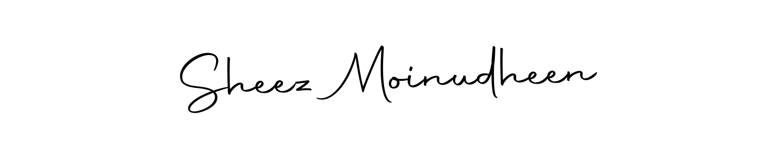 Design your own signature with our free online signature maker. With this signature software, you can create a handwritten (Autography-DOLnW) signature for name Sheez Moinudheen. Sheez Moinudheen signature style 10 images and pictures png