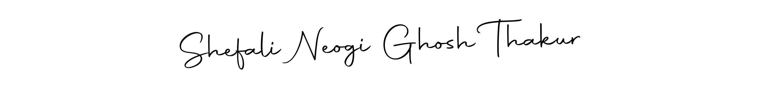 The best way (Autography-DOLnW) to make a short signature is to pick only two or three words in your name. The name Shefali Neogi Ghosh Thakur include a total of six letters. For converting this name. Shefali Neogi Ghosh Thakur signature style 10 images and pictures png