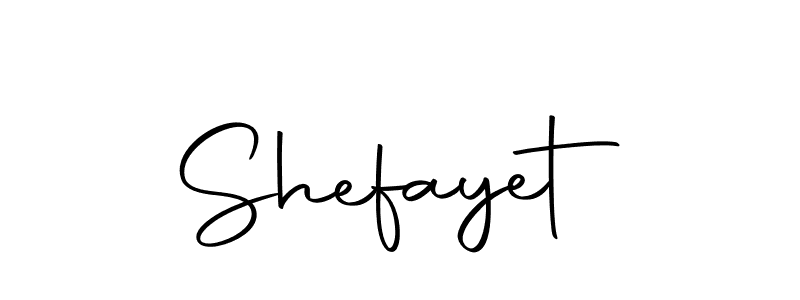 Design your own signature with our free online signature maker. With this signature software, you can create a handwritten (Autography-DOLnW) signature for name Shefayet. Shefayet signature style 10 images and pictures png