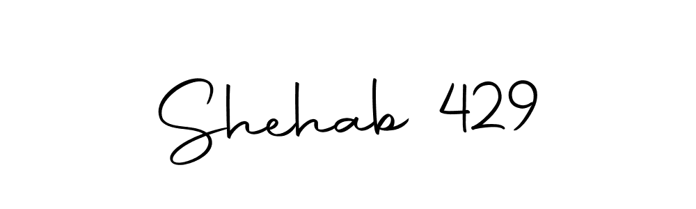 How to make Shehab 429 signature? Autography-DOLnW is a professional autograph style. Create handwritten signature for Shehab 429 name. Shehab 429 signature style 10 images and pictures png