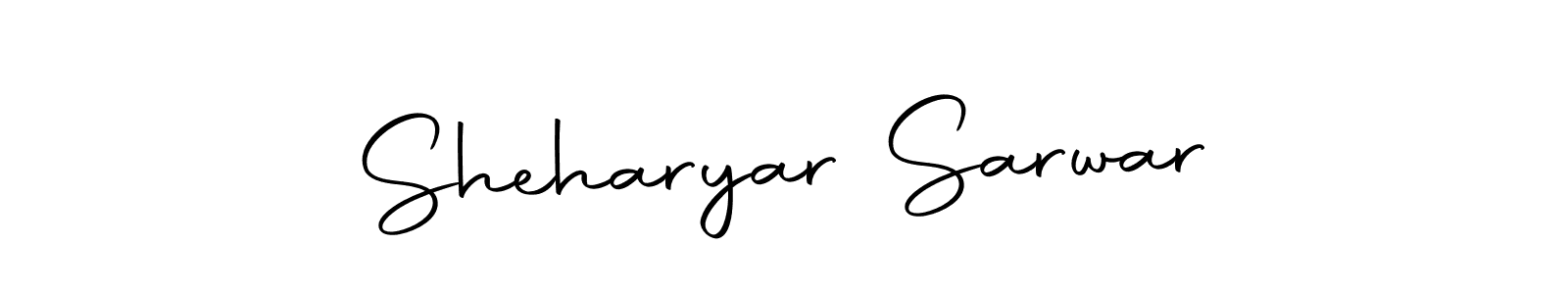 Use a signature maker to create a handwritten signature online. With this signature software, you can design (Autography-DOLnW) your own signature for name Sheharyar Sarwar. Sheharyar Sarwar signature style 10 images and pictures png