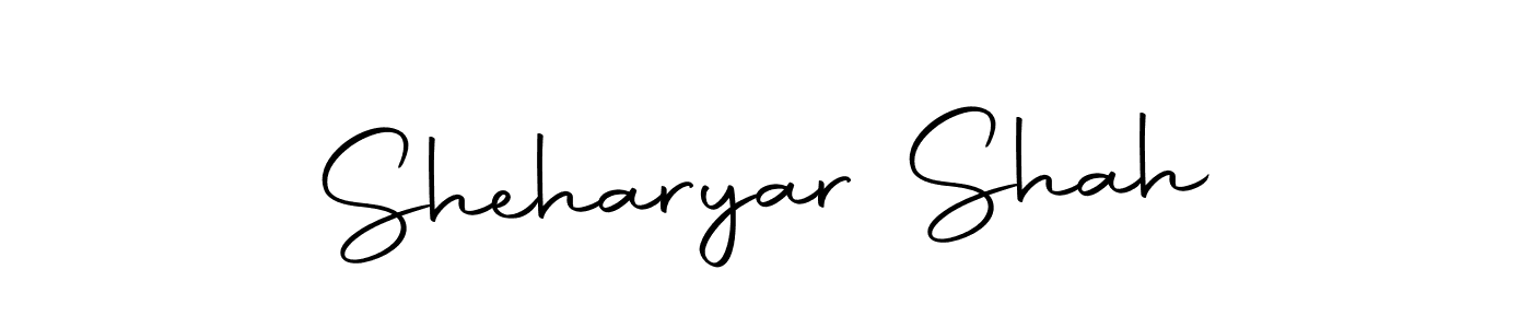 The best way (Autography-DOLnW) to make a short signature is to pick only two or three words in your name. The name Sheharyar Shah include a total of six letters. For converting this name. Sheharyar Shah signature style 10 images and pictures png