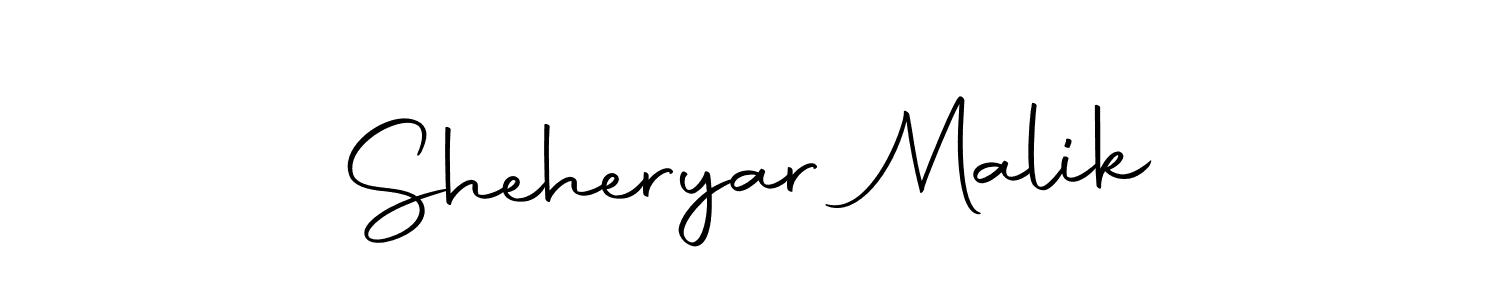How to make Sheheryar Malik name signature. Use Autography-DOLnW style for creating short signs online. This is the latest handwritten sign. Sheheryar Malik signature style 10 images and pictures png