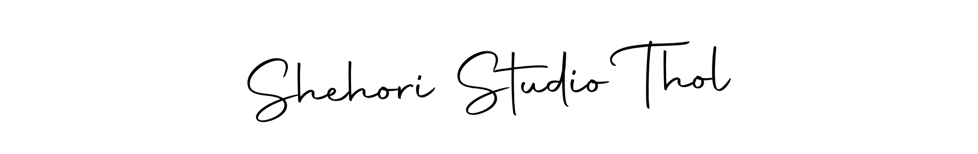 Design your own signature with our free online signature maker. With this signature software, you can create a handwritten (Autography-DOLnW) signature for name Shehori Studio Thol. Shehori Studio Thol signature style 10 images and pictures png