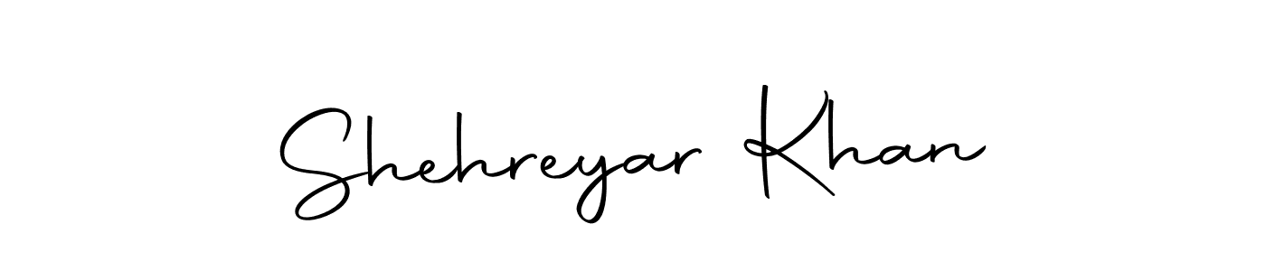 Design your own signature with our free online signature maker. With this signature software, you can create a handwritten (Autography-DOLnW) signature for name Shehreyar Khan. Shehreyar Khan signature style 10 images and pictures png