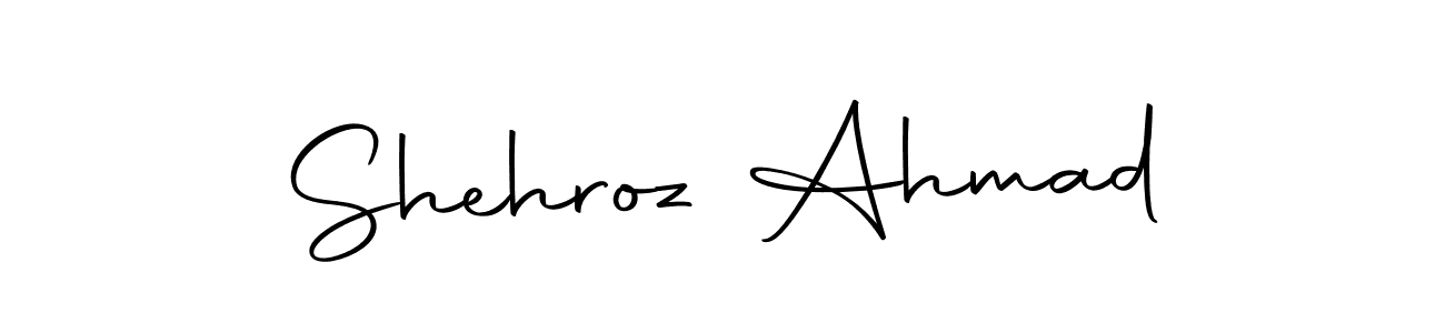 Make a beautiful signature design for name Shehroz Ahmad. With this signature (Autography-DOLnW) style, you can create a handwritten signature for free. Shehroz Ahmad signature style 10 images and pictures png