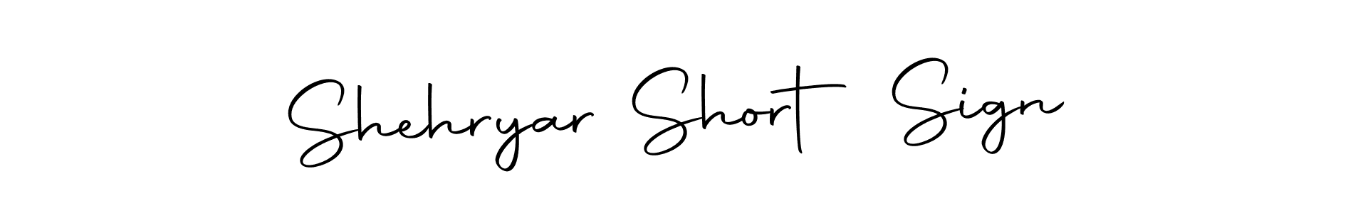 Make a short Shehryar Short Sign signature style. Manage your documents anywhere anytime using Autography-DOLnW. Create and add eSignatures, submit forms, share and send files easily. Shehryar Short Sign signature style 10 images and pictures png